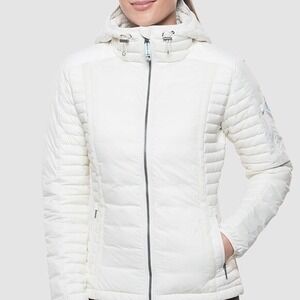KUHL Women's Spyfire Hoody Jacket - IVORY - SIZE XL